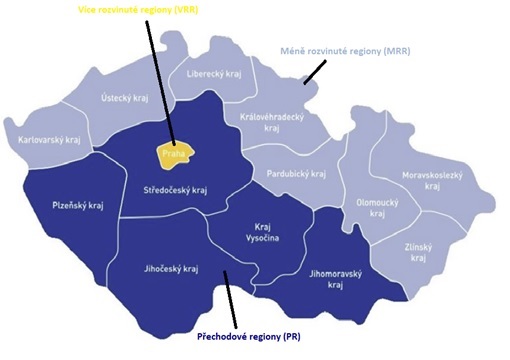 Regionální mapa